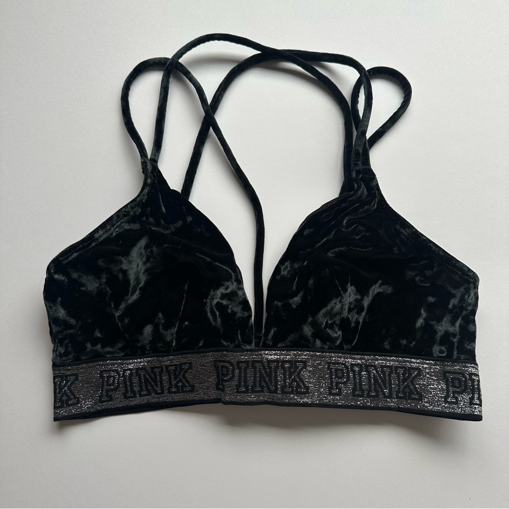 PINK Victoria's Secret Velvet Bralette